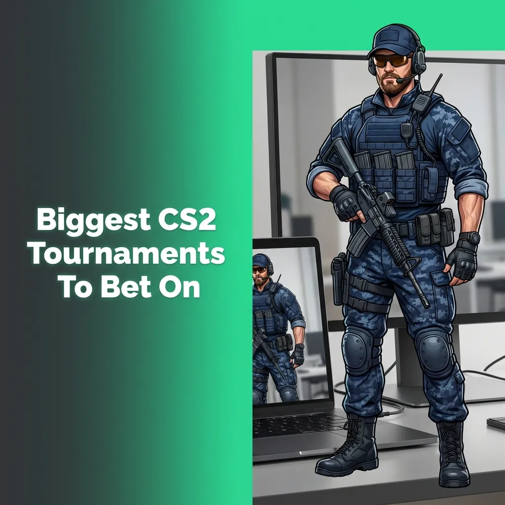 Top CS2 tournament logos including ESL Pro League, BLAST Premier, and IEM Katowice for competitive betting opportunities
