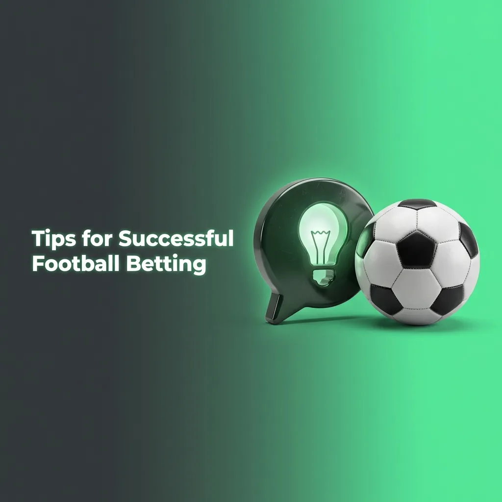 Football betting tips infographic showing strategies for analyzing team form, managing bankroll, and making informed decisions