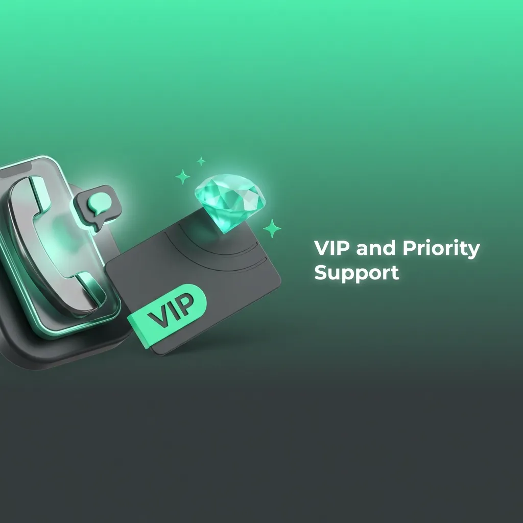 VIP members get dedicated support with faster response times, exclusive channels, and personal account managers for priority service.