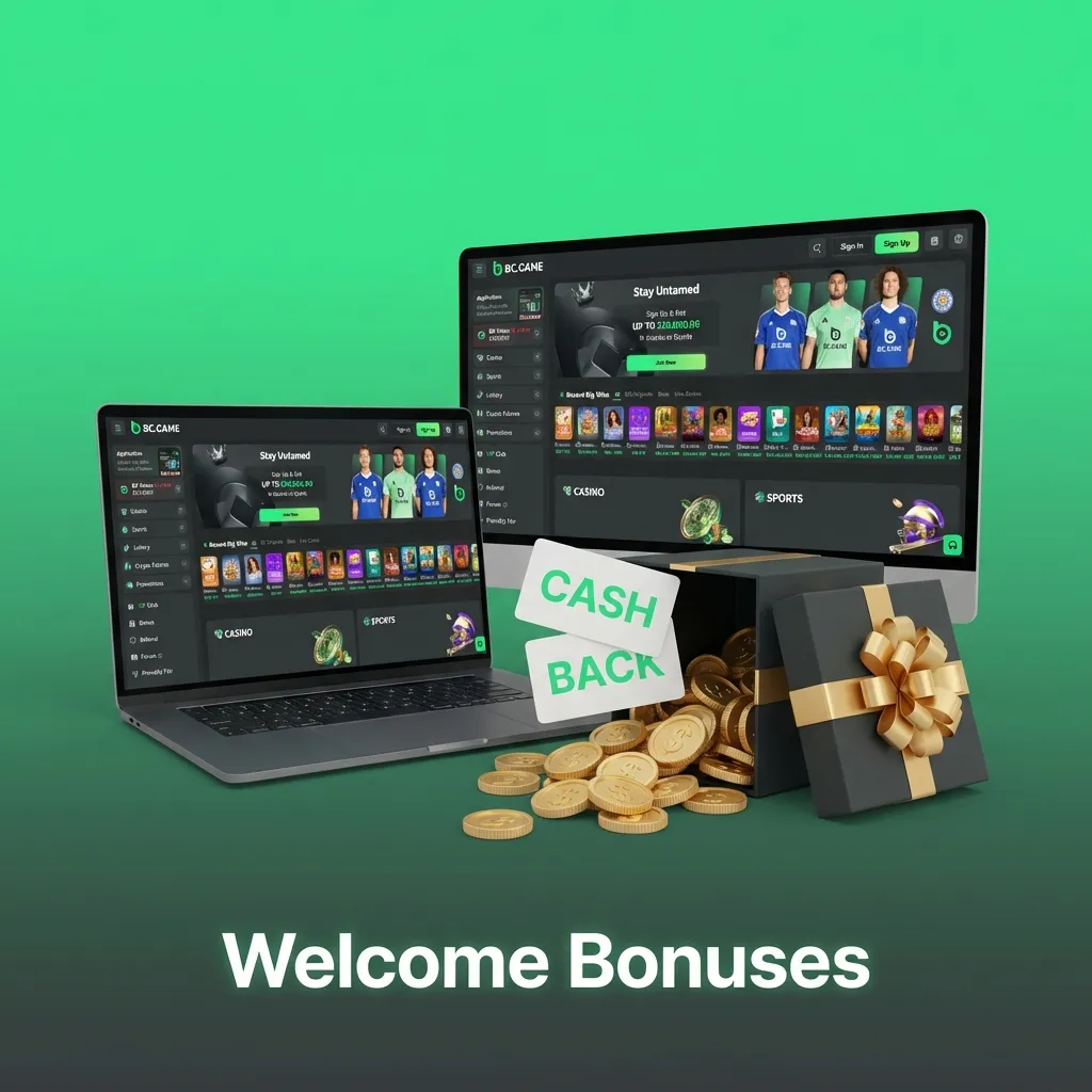 BC Game welcome bonus comparison table showing 180% or 300% match rates based on registration speed